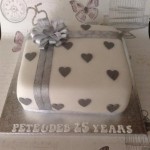 Anniversary Cake - Silver  Anniversary